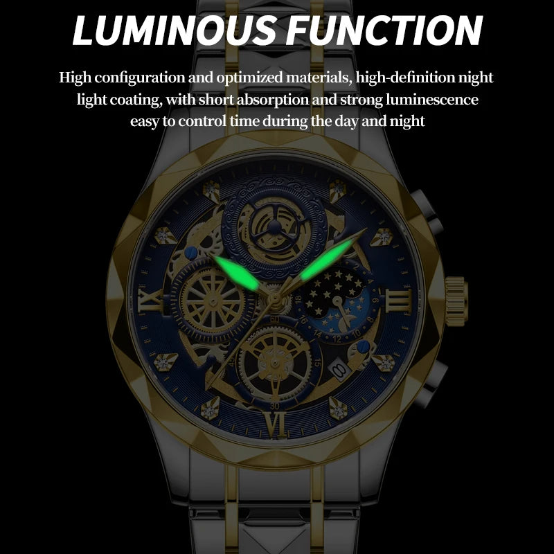 Fashion Man Wristwatch Waterproof Luminous