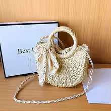 Woven Straw Bag