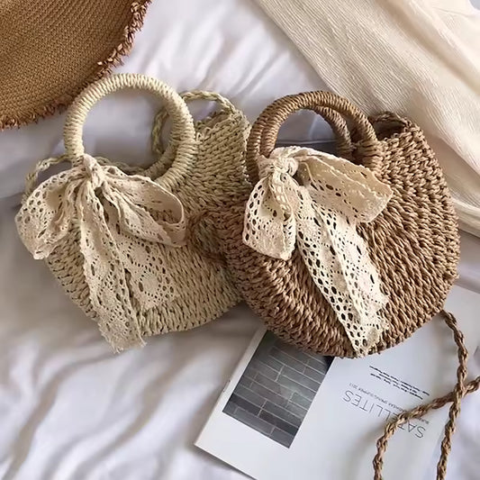 Woven Straw Bag