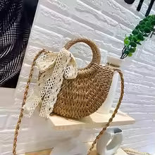 Woven Straw Bag