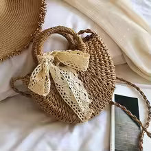 Woven Straw Bag